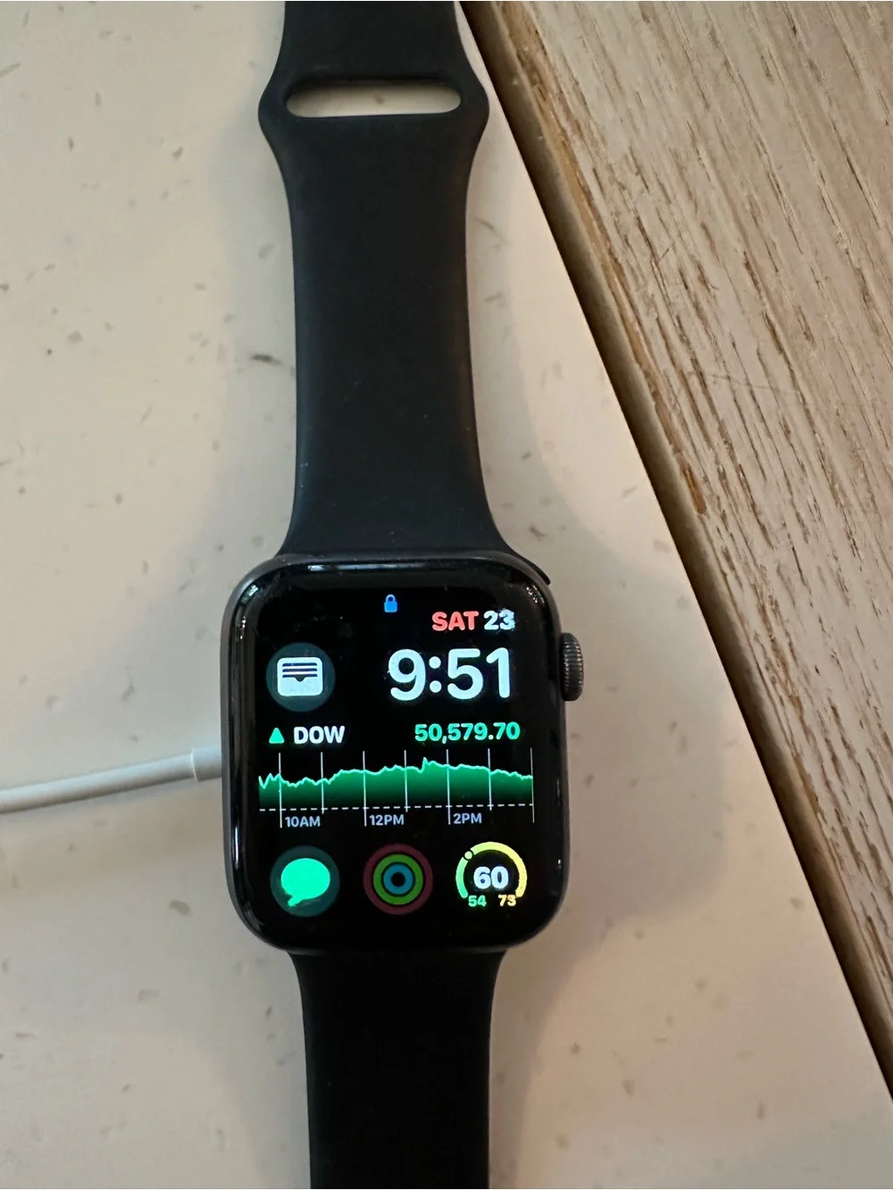Apple Watch Series with Black Sport Band and Bright OLED Display- GPS/cellular.